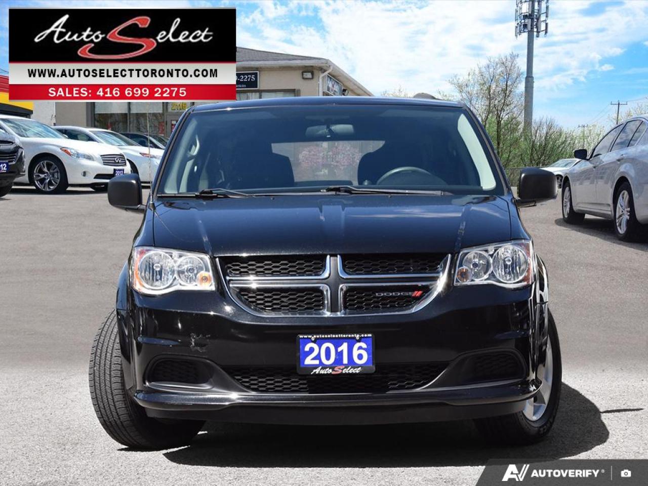 2016 Dodge Grand Caravan SXT DVD Entertainment Pkg - Backup Camera - Clean CP Photo