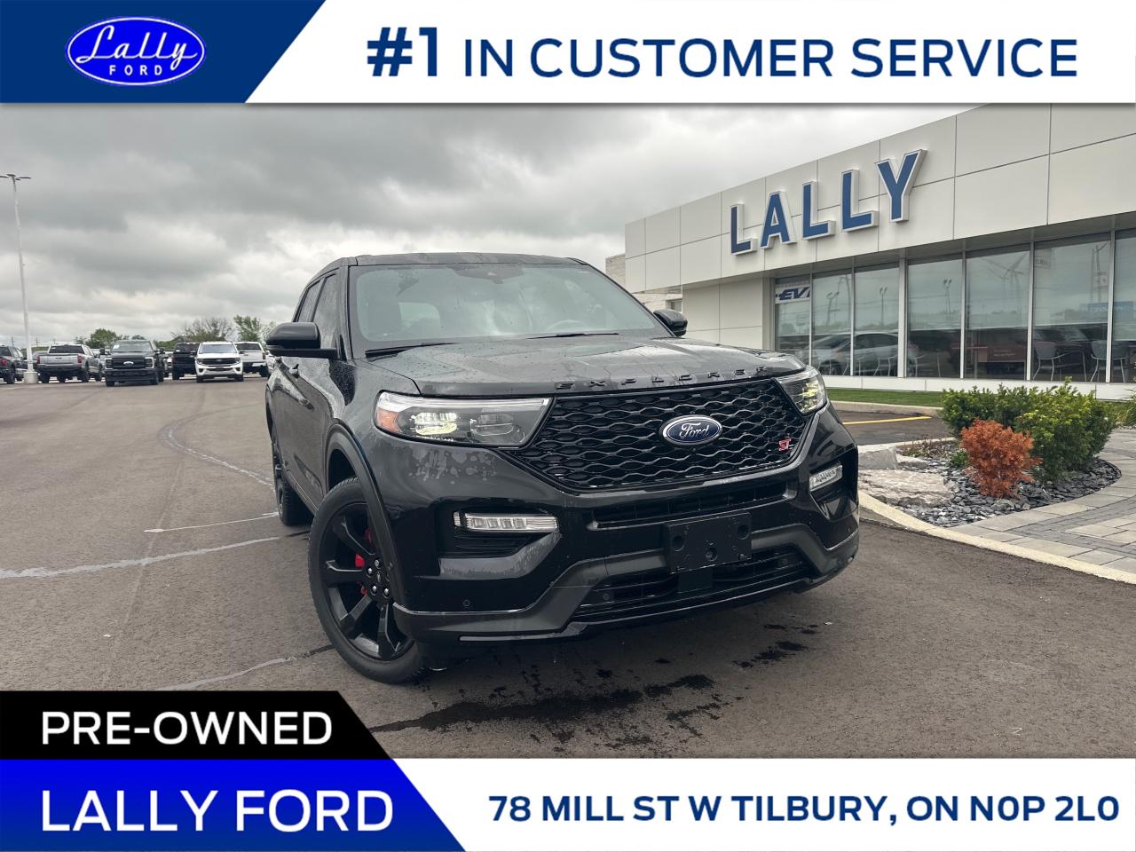 Used 2021 Ford Explorer ST Moonroof, street Pack, One Owner!! for sale in Tilbury, ON