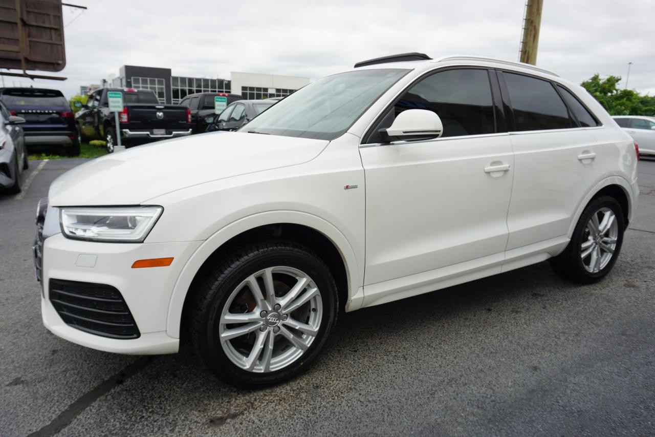 2016 Audi Q3 TECH-S LINE AWD CERTIFIED CAMERA NAV BLUETOOTH LEATHER HEATED SEATS PANO ROOF CRUISE ALLOYS Photo2