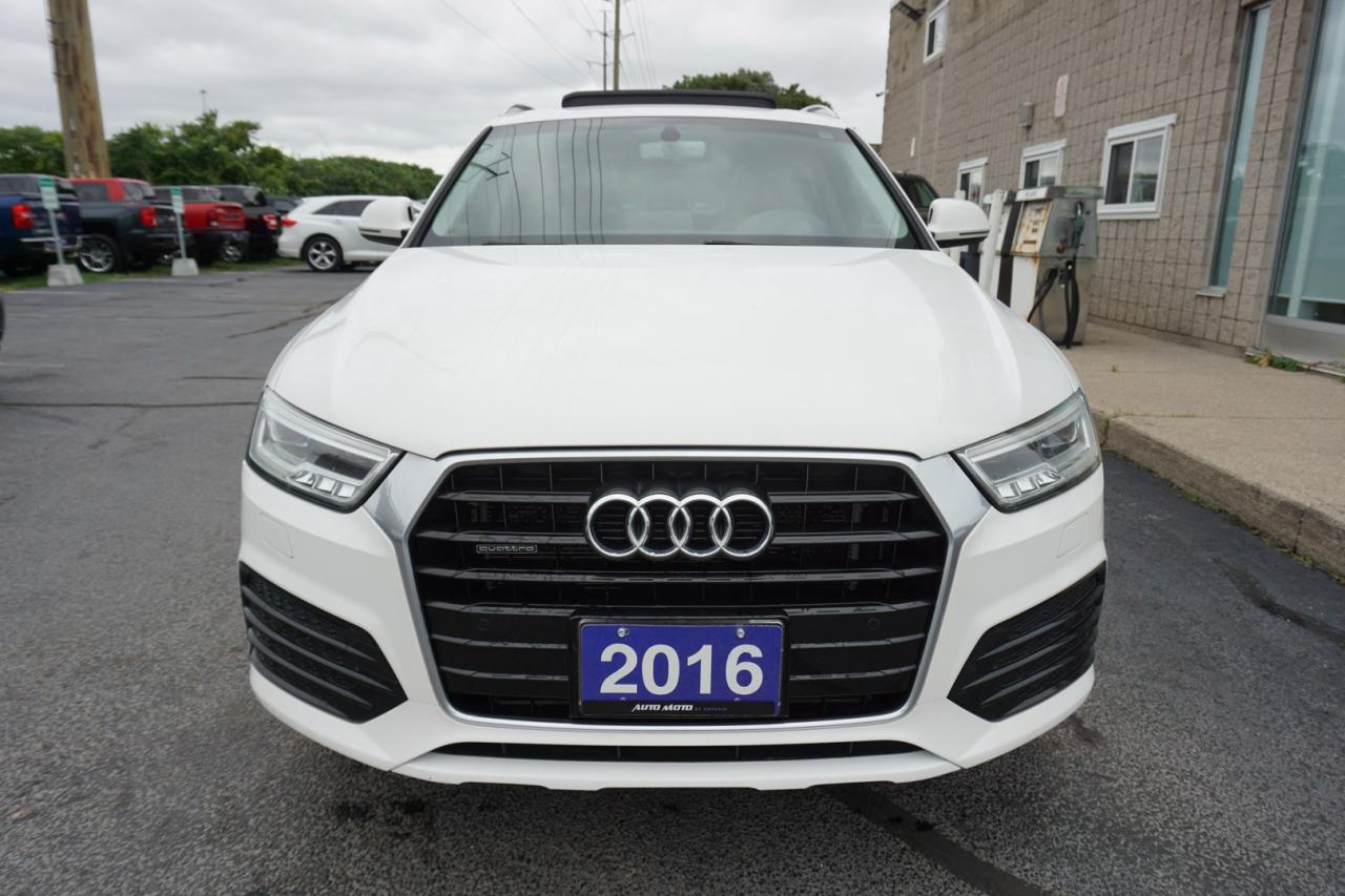 2016 Audi Q3 TECH-S LINE AWD CERTIFIED CAMERA NAV BLUETOOTH LEATHER HEATED SEATS PANO ROOF CRUISE ALLOYS - Photo #2
