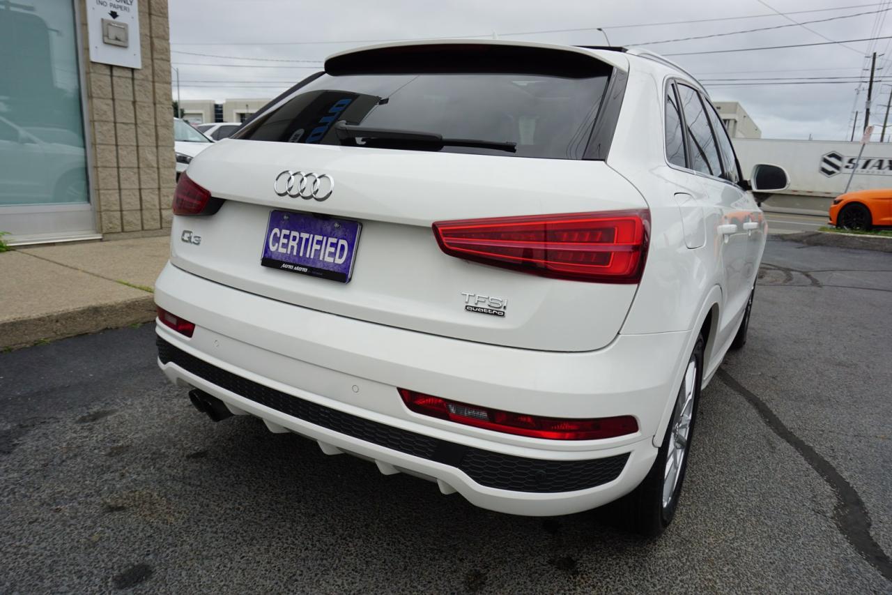 2016 Audi Q3 TECH-S LINE AWD CERTIFIED CAMERA NAV BLUETOOTH LEATHER HEATED SEATS PANO ROOF CRUISE ALLOYS - Photo #6
