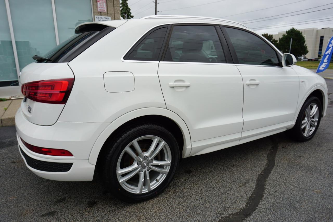 2016 Audi Q3 TECH-S LINE AWD CERTIFIED CAMERA NAV BLUETOOTH LEATHER HEATED SEATS PANO ROOF CRUISE ALLOYS - Photo #7
