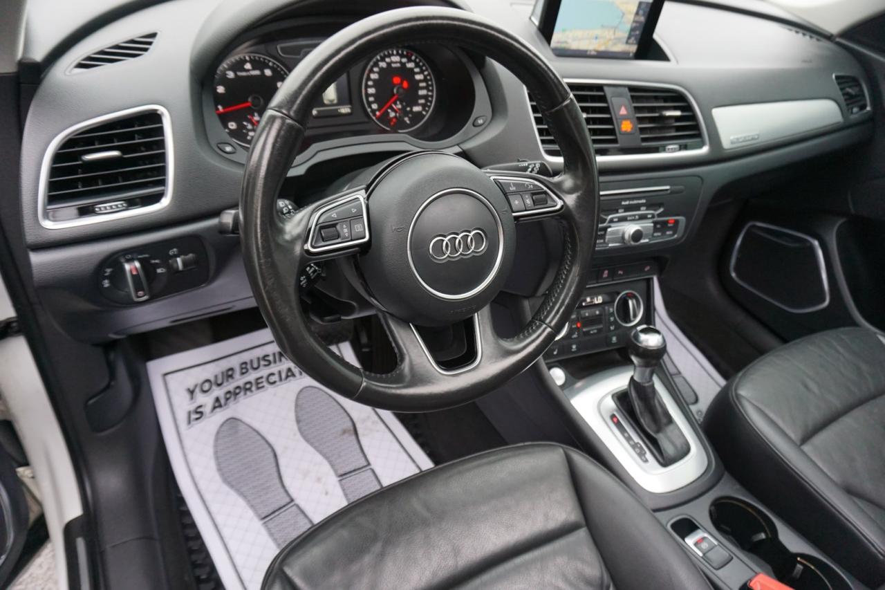 2016 Audi Q3 TECH-S LINE AWD CERTIFIED CAMERA NAV BLUETOOTH LEATHER HEATED SEATS PANO ROOF CRUISE ALLOYS - Photo #9