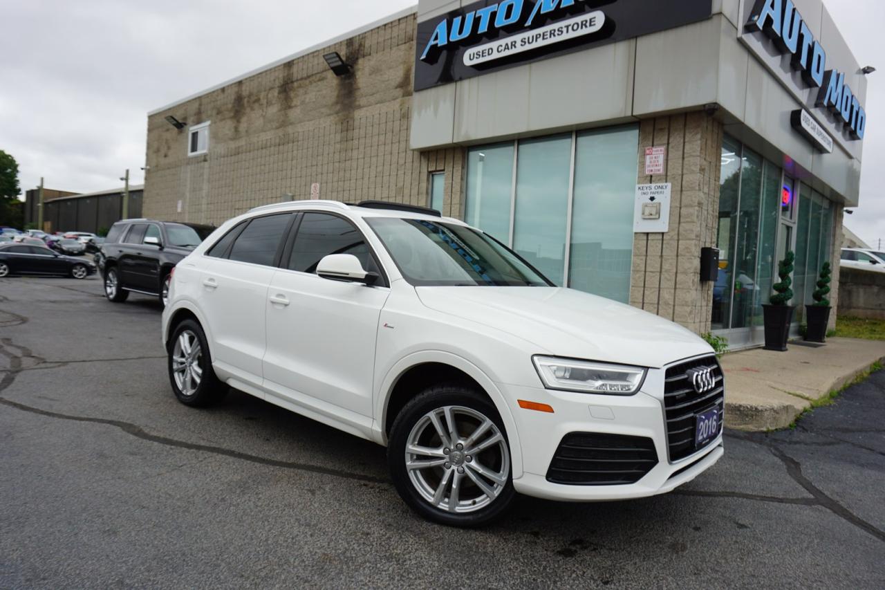 2016 Audi Q3 TECH-S LINE AWD CERTIFIED CAMERA NAV BLUETOOTH LEATHER HEATED SEATS PANO ROOF CRUISE ALLOYS - Photo #8
