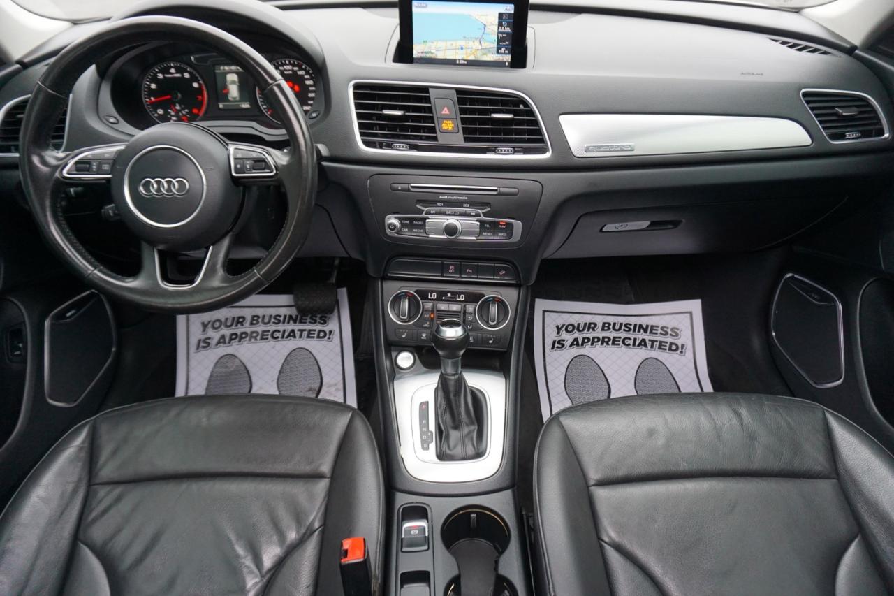 2016 Audi Q3 TECH-S LINE AWD CERTIFIED CAMERA NAV BLUETOOTH LEATHER HEATED SEATS PANO ROOF CRUISE ALLOYS - Photo #11