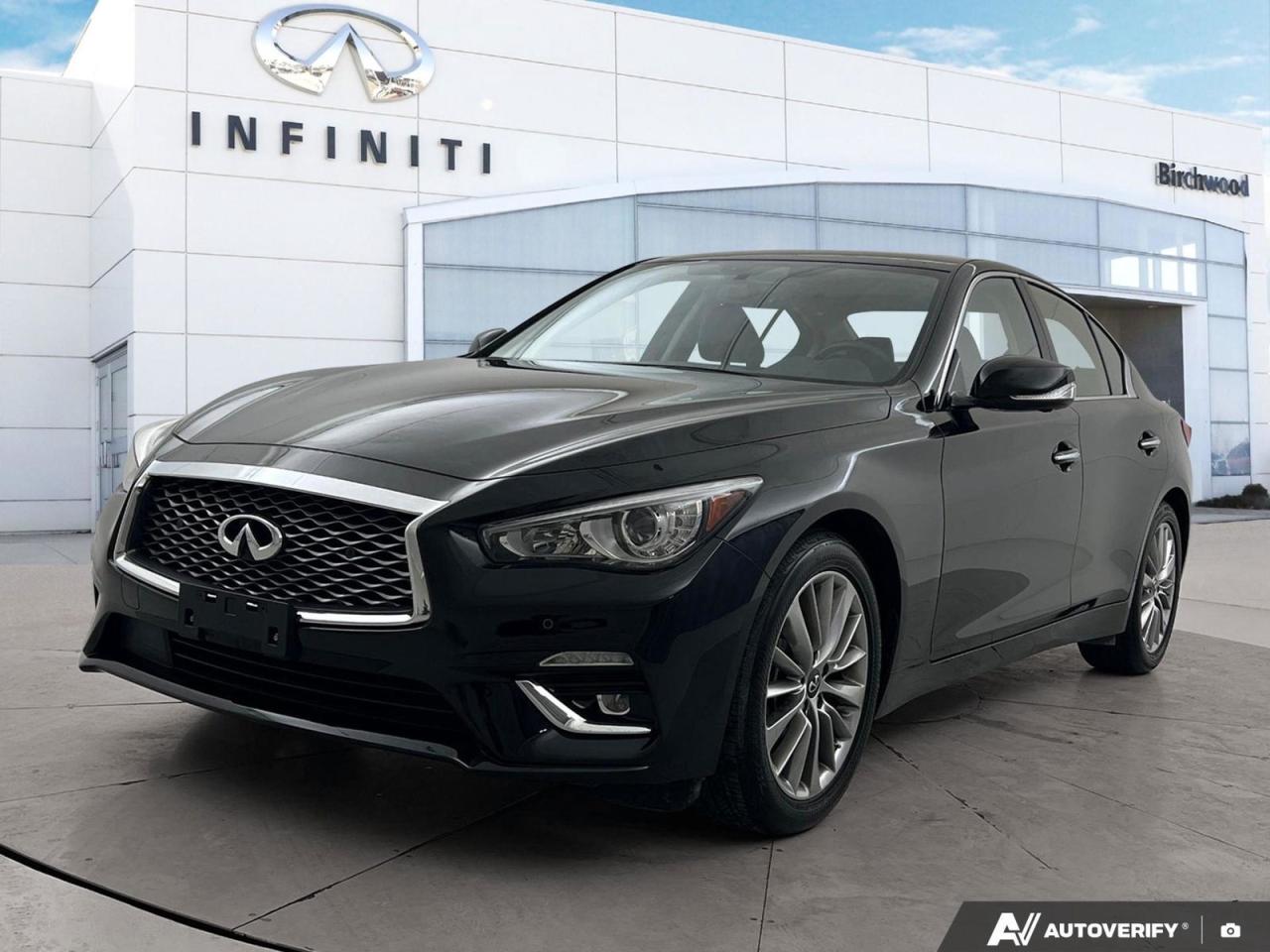 Used 2024 Infiniti Q50 Luxe Executive Demo | Accident Free | One Owner for sale in Winnipeg, MB