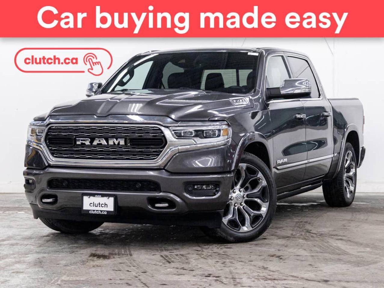 Used 2022 RAM 1500 Limited Crew Cab 4X4 w/Apple CarPlay, Heated Front Seats, Rearview Cam for sale in Toronto, ON