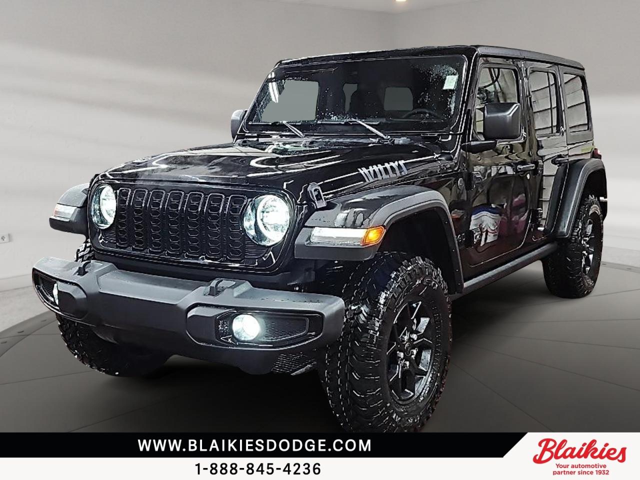 New 2025 Jeep Wrangler 4-Door Willys for sale in Truro, NS