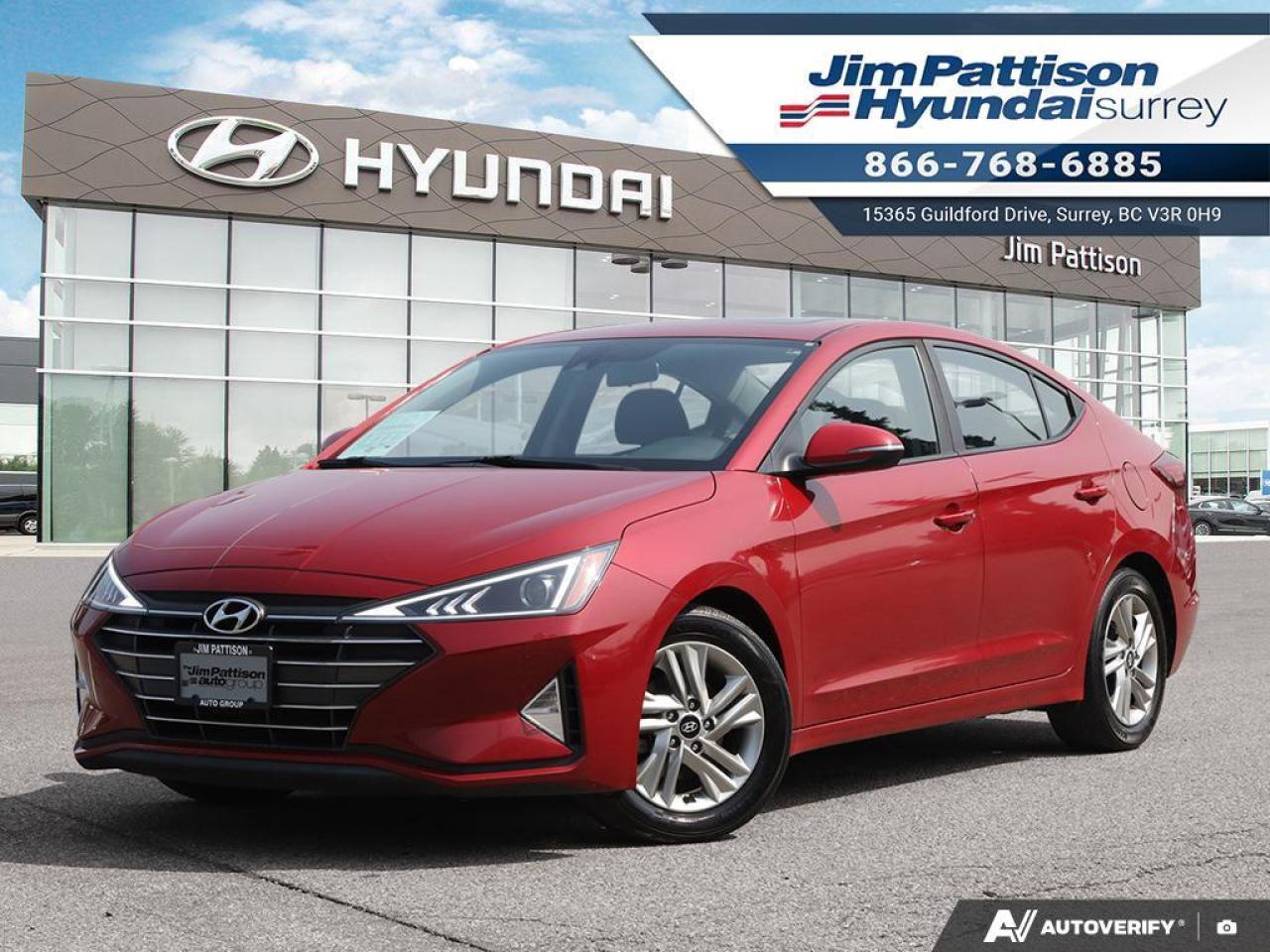 Used 2020 Hyundai Elantra Preferred w-Sun & Safety Package IVT for sale in Surrey, BC