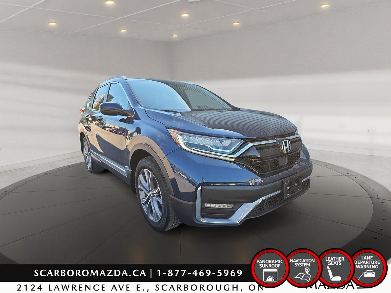 Used 2022 Honda CR-V AWD|NAV|LEATHER|P/SUNROOF|CLEAN CARFAX for sale in Scarborough, ON