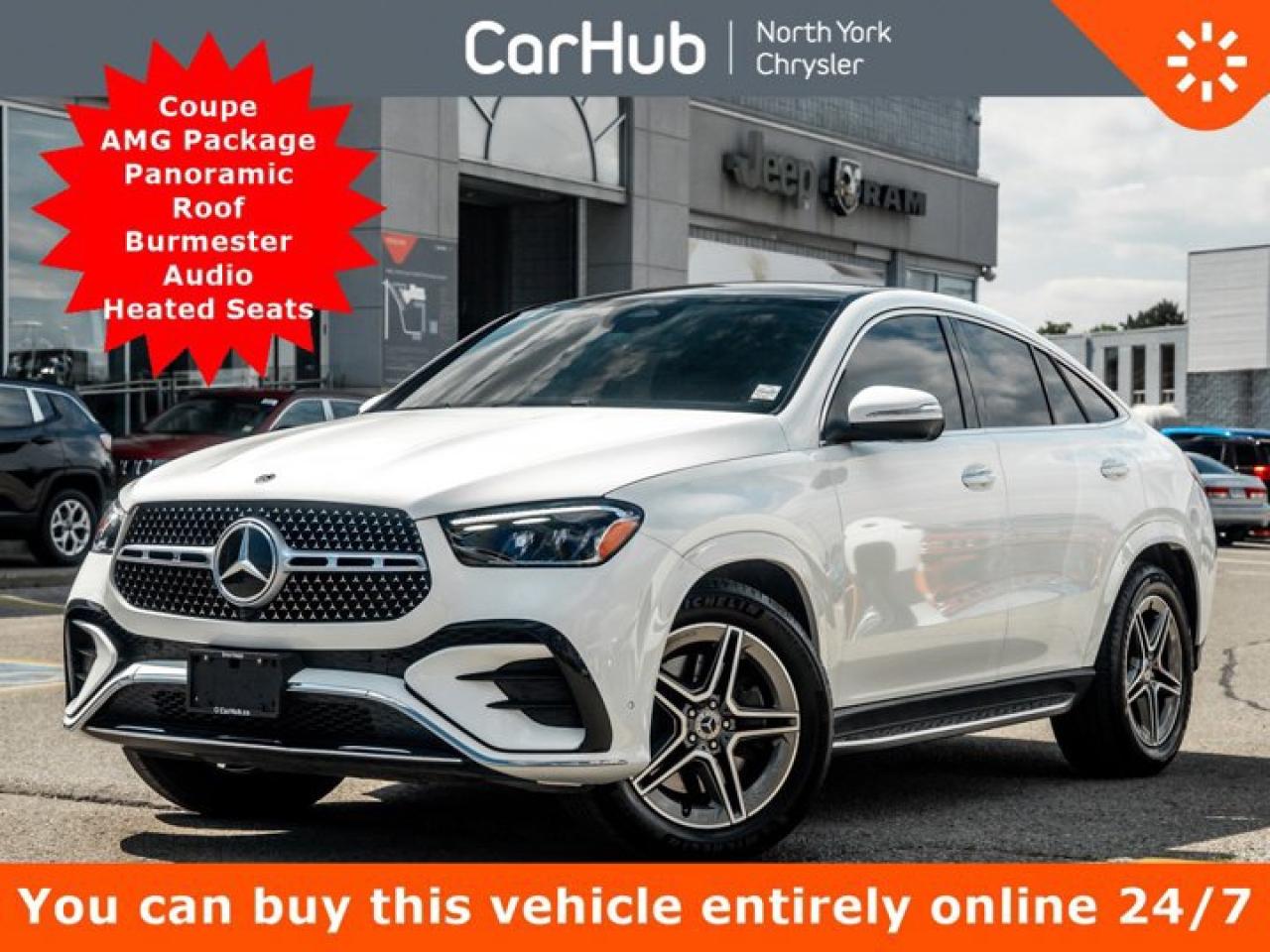 Used 2024 Mercedes-Benz GLE 450 Coupe AMG Package Panoroof Burmester Audio Heated Seats for sale in Thornhill, ON