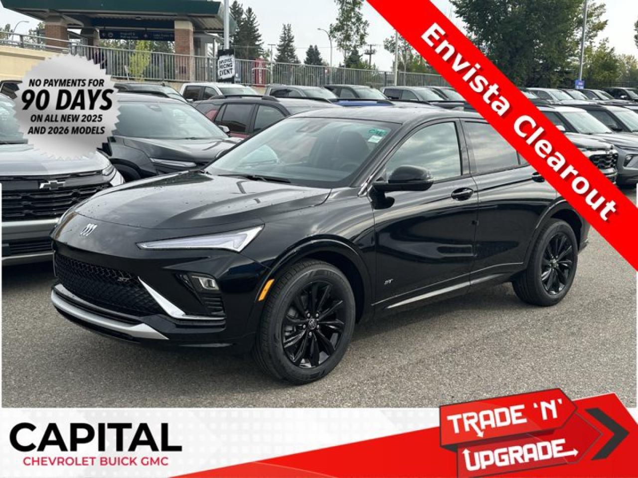 This Buick Envista delivers a Gas 1.2L/ engine powering this Automatic transmission. TRANSMISSION, 6-SPEED AUTOMATIC (STD), SPORT TOURING PREFERRED EQUIPMENT GROUP includes standard equipment, LPO, ALL-WEATHER FLOOR LINERS.* This Buick Envista Features the Following Options *ENGINE, ECOTEC 1.2L TURBO (GM-estimated 137 hp [102 kW] @ 5000 rpm, 162 lb-ft of torque [219 Nm] @ 2500-4000 rpm) (STD), ENGINE BLOCK HEATER, EBONY TWILIGHT METALLIC, Wireless Apple CarPlay/Wireless Android Auto, Wipers, front intermittent, Windows, power, rear with Express-Down, Window, power, front passenger with Express-Down, Window, power, driver with Express-Down, Wi-Fi Hotspot capable (Terms and limitations apply. See onstar.ca or dealer for details.), Wheels, 18 (45.7 cm) Black painted aluminum.* Visit Us Today *Test drive this must-see, must-drive, must-own beauty today at Capital Chevrolet Buick GMC Inc., 13103 Lake Fraser Drive SE, Calgary, AB T2J 3H5.