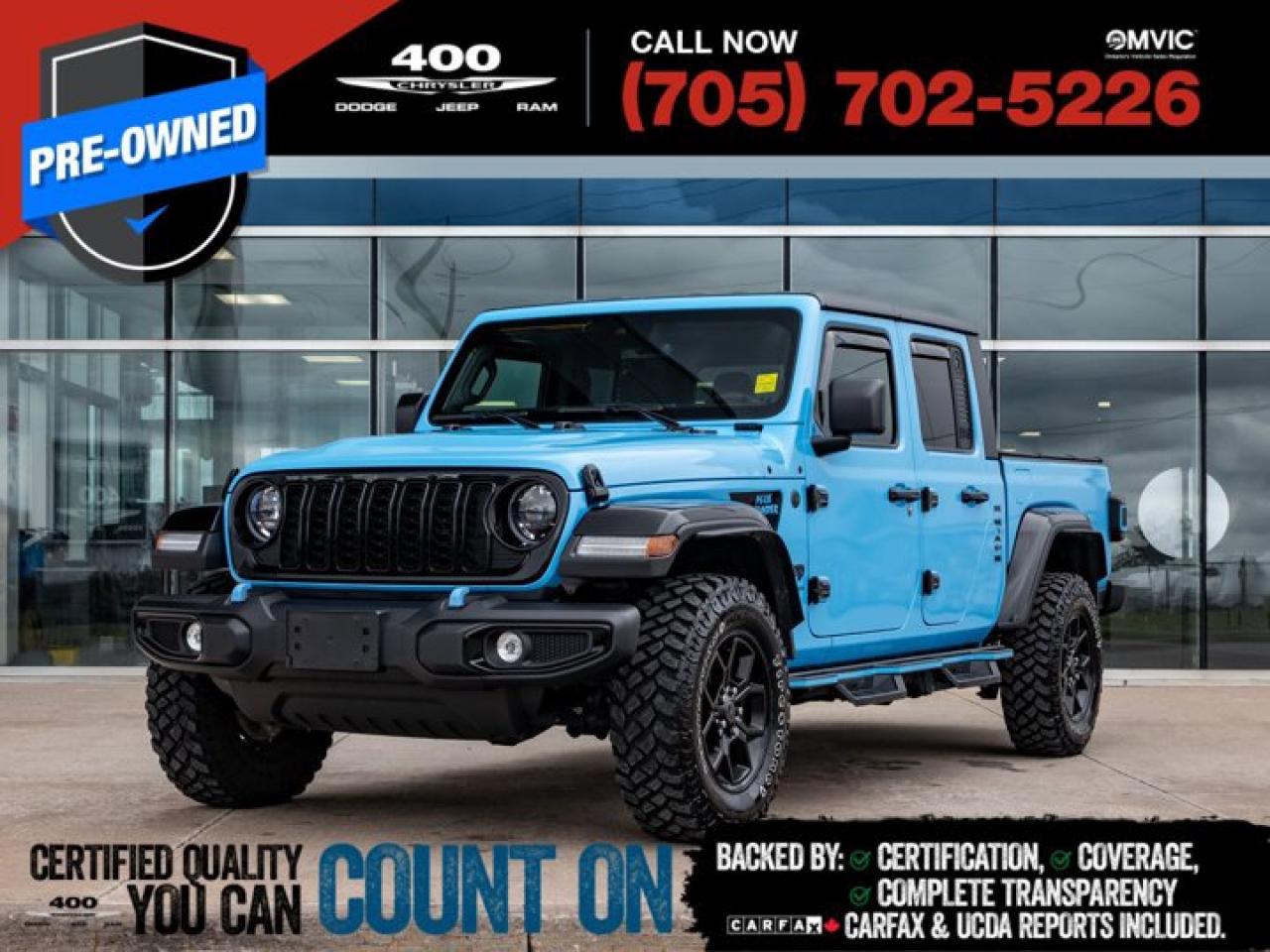 Used 2024 Jeep Gladiator Willys for sale in Innisfil, ON