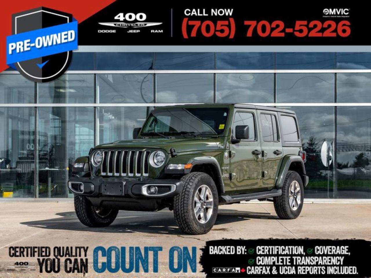 Used 2021 Jeep Wrangler Unlimited Sahara for sale in Innisfil, ON