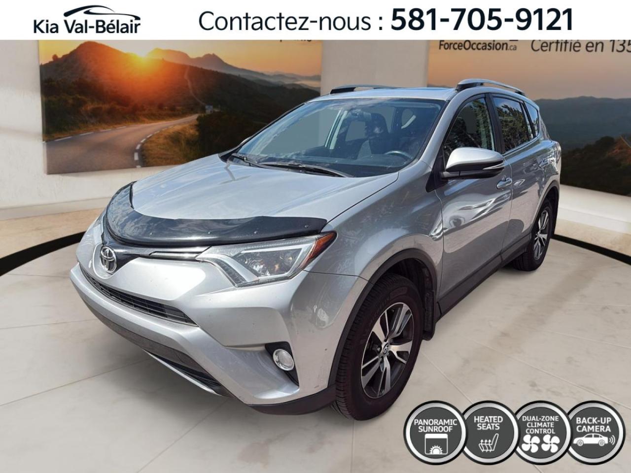 Used 2016 Toyota RAV4 XLE *AWD *TOIT *CAMERA *BI-ZONE *SIEGES/VOLANT CHAUFF for sale in Québec, QC