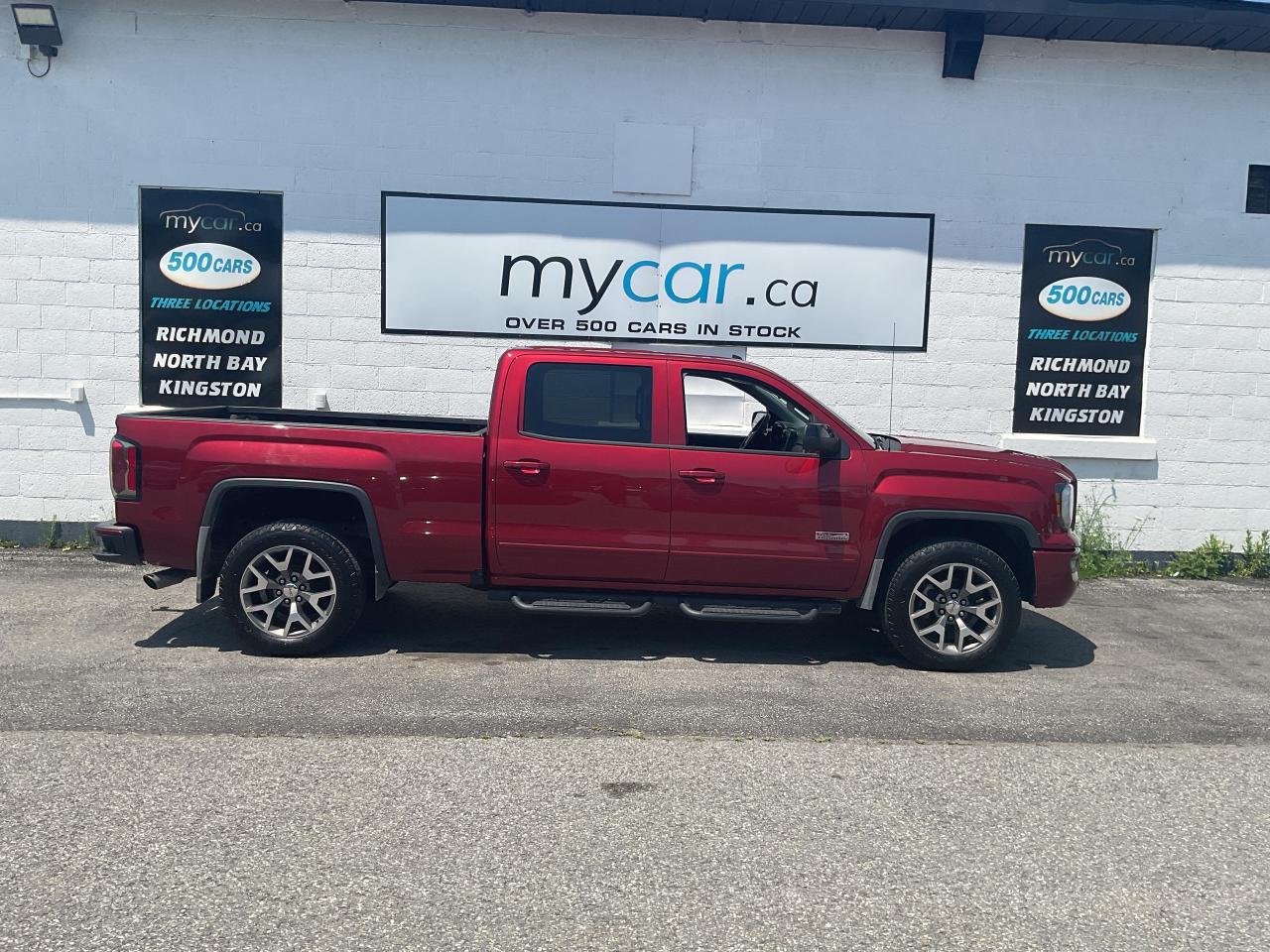 Used 2018 GMC Sierra 1500 5.3L SLT 6.5 BOX!!!!  HEATED SEATS. LEATHER. BACKUP CAM. BLUETOOTH. A/C. CRUISE. PWR GROUP.  RESERV for sale in Kingston, ON