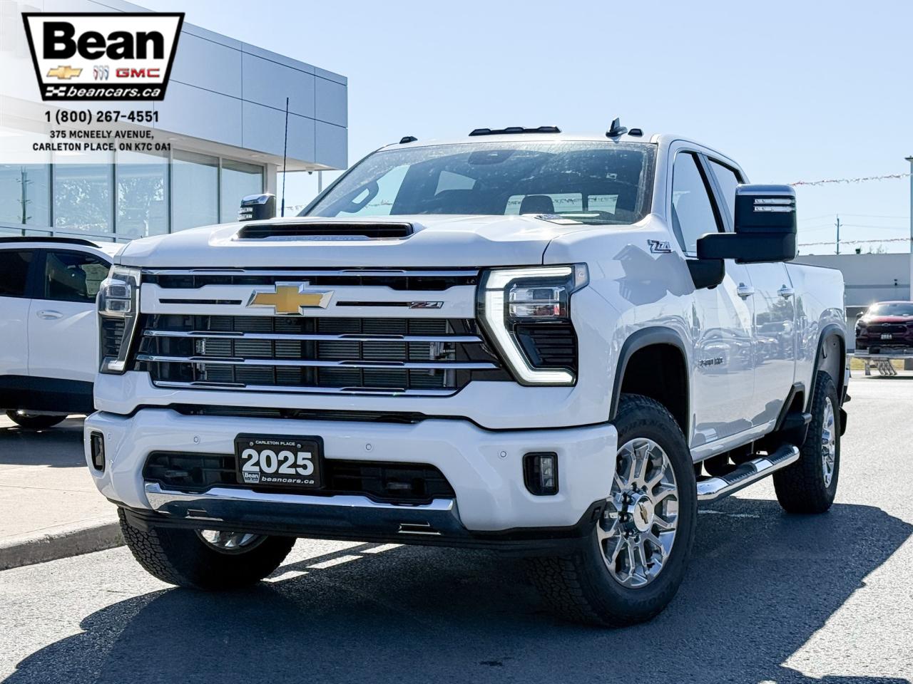 New 2025 Chevrolet Silverado 3500HD LT 6.6L DURAMAX WITH REMOTE START/ENTRY, HEATED SEATS, HEATED STEERING WHEEL, POWER UP/DOWN TAILGATE, HD SURROUND VISION, APPLE CARPLAY AND ANDROID AUTO for sale in Carleton Place, ON