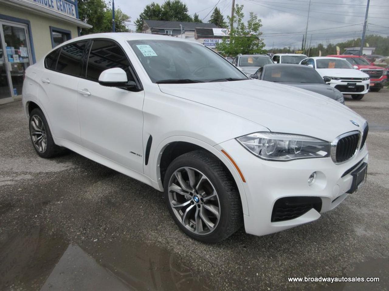 2016 BMW X6 LOADED ALL-WHEEL-DRIVE 5 PASSENGER 3.0L - V6.. NAVIGATION.. POWER SUNROOF.. LEATHER.. HEATED SEATS & WHEEL.. BACK-UP CAMERA.. POWER TAILGATE.. Photo4