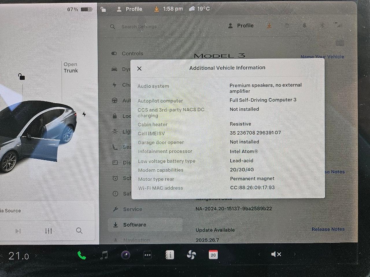 2019 Tesla Model 3 STANDARD RANGE PLUS-AUTOPILOT-CERTIFIED Photo