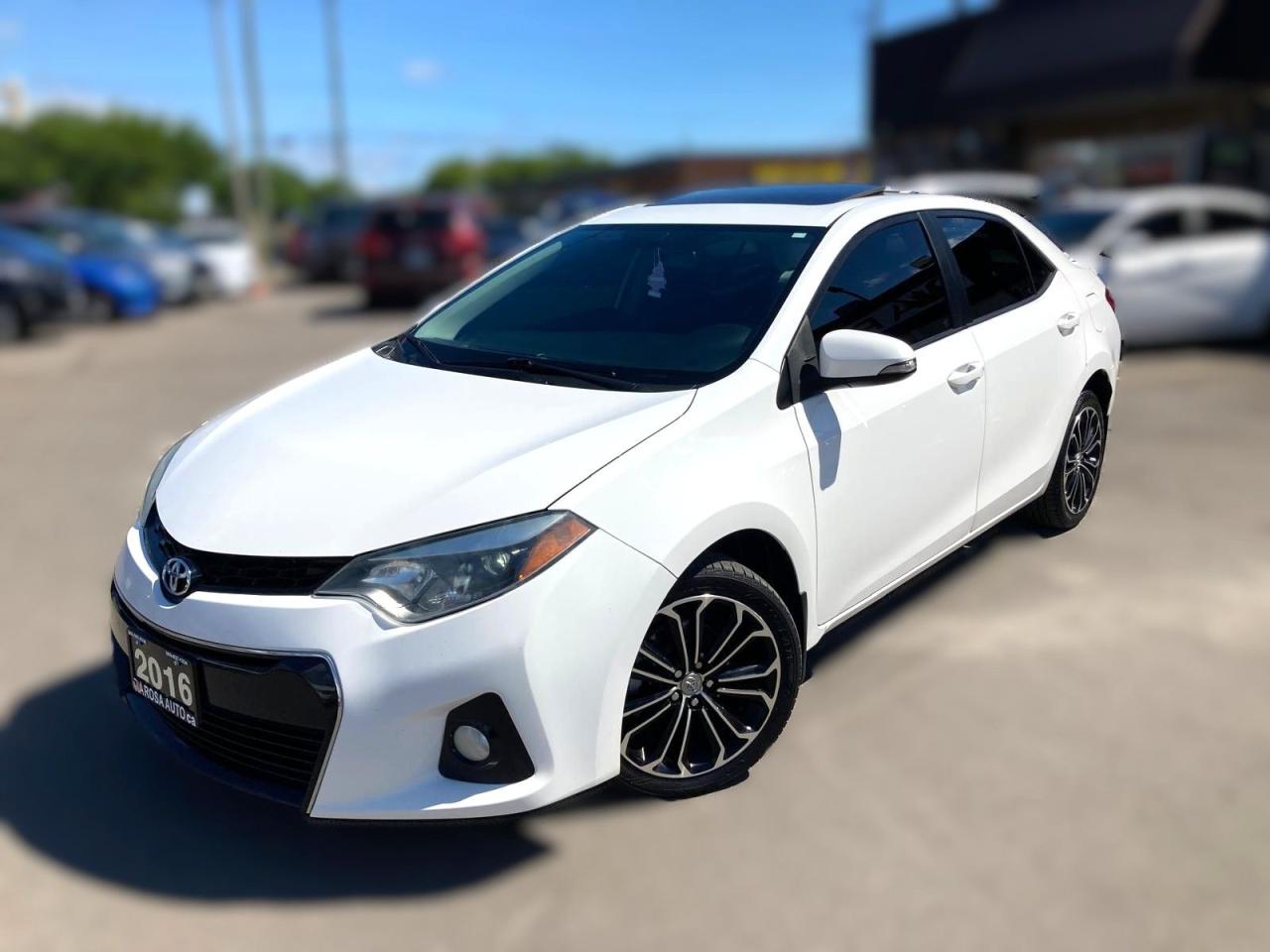 2016 Toyota Corolla AUTO ONE OWNER SAFETY NEW BRAKES LEATHER H-SEATS