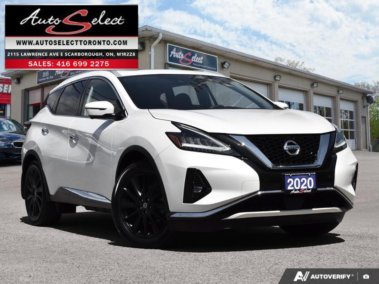2020 Nissan Murano AWD - Apple Carplay - Platinum Model -Clean Carfax Photo0