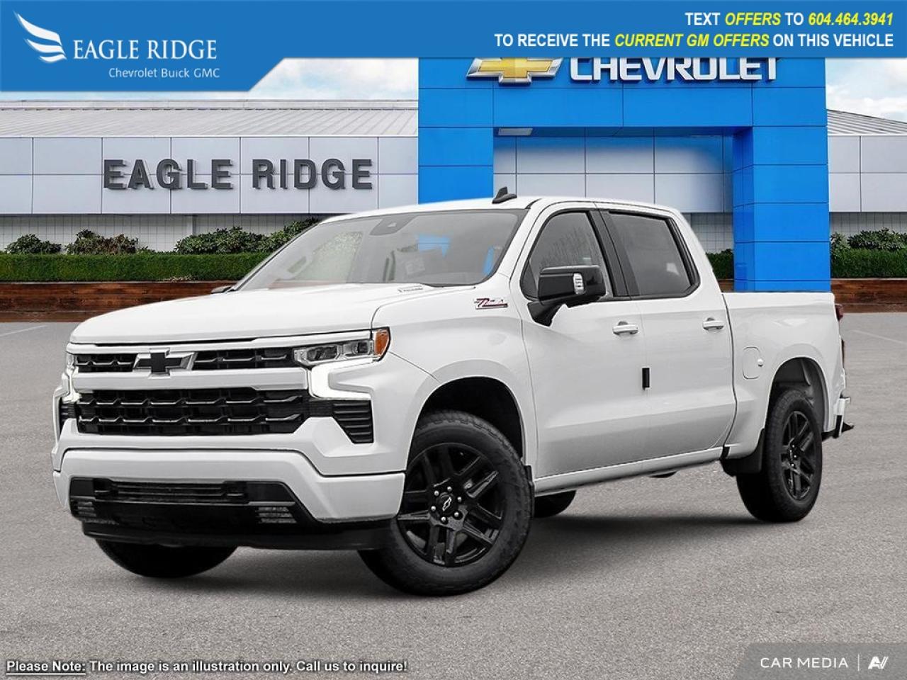 New 2025 Chevrolet Silverado 1500 RST dual-zone automatic climate control, remote start, rear defogger, keyless access and ignition, 12.3-inch driver display, 13.4-inch touchscreen, Google Built-In, voice control, WiFi compatibility, wire for sale in Coquitlam, BC
