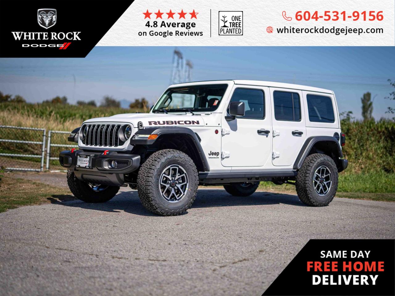 New 2025 Jeep Wrangler RUBICON for sale in Surrey, BC