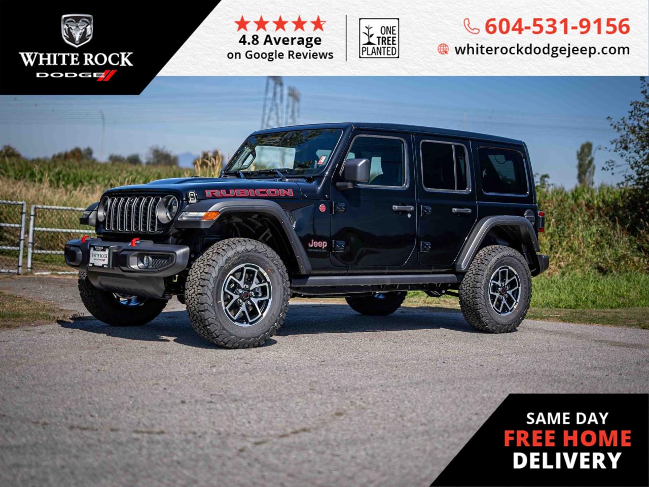 New 2025 Jeep Wrangler RUBICON for sale in Surrey, BC