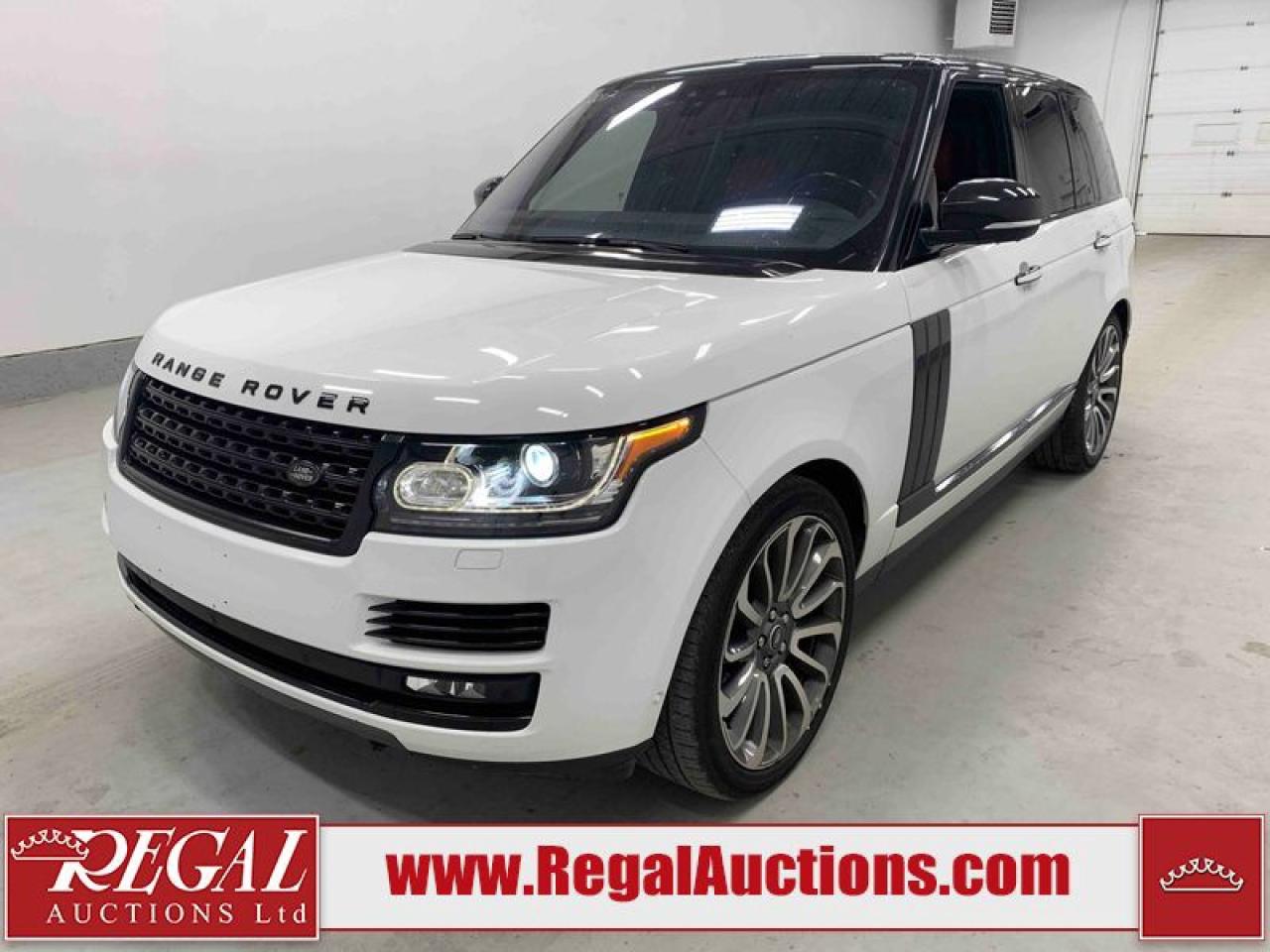 Used 2017 Land Rover Range Rover Autobiography for sale in Calgary, AB