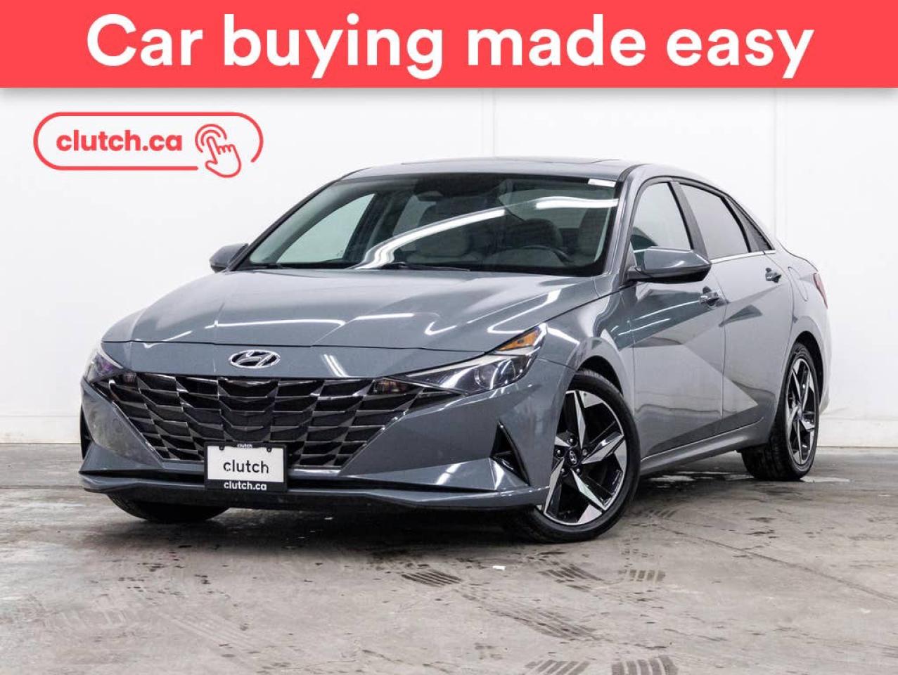 Used 2021 Hyundai Elantra Ultimate IVT w/ Apple CarPlay & Android Auto, Power Moonroof, Heated Steering Wheel for sale in Toronto, ON