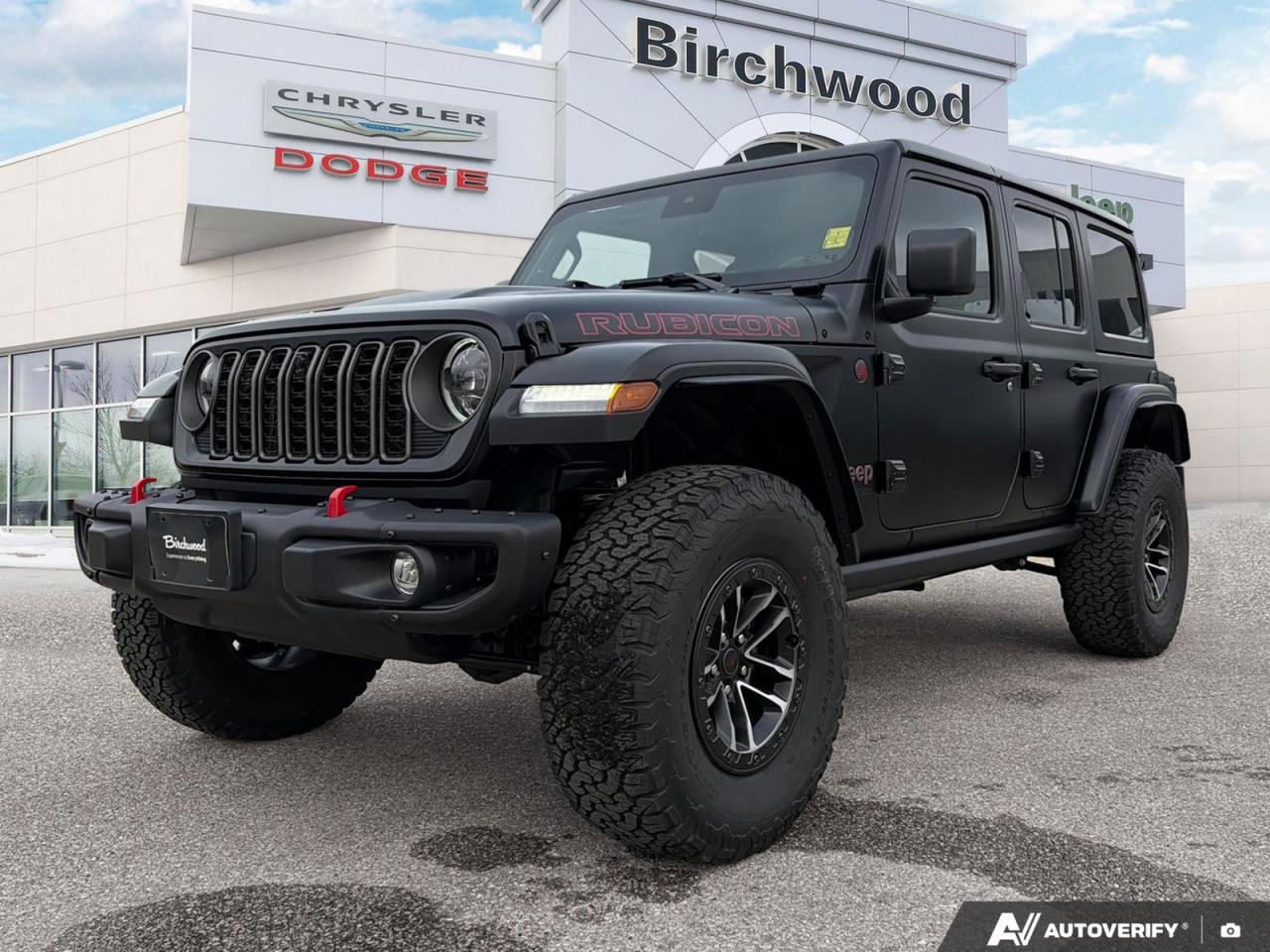 New 2025 Jeep Wrangler Rubicon X | Winter Tires Included! | Black Friday All Month! | for sale in Winnipeg, MB