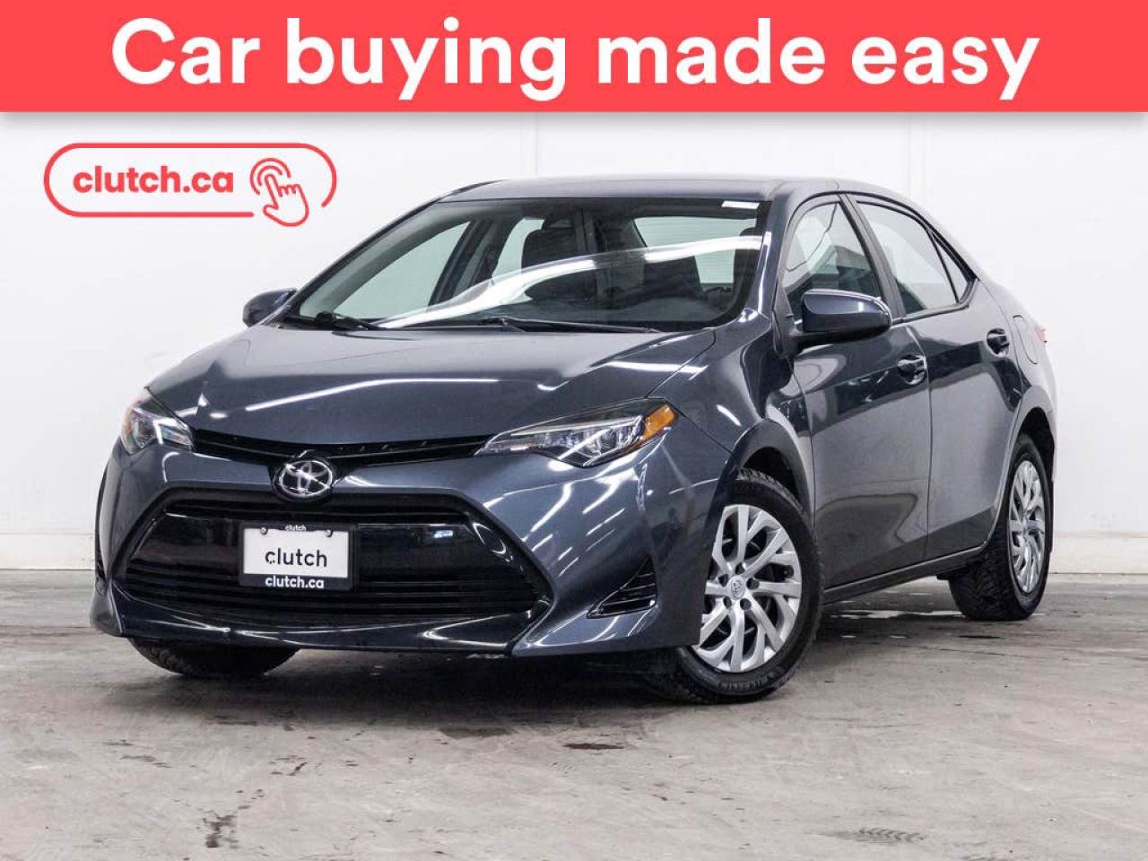 Used 2017 Toyota Corolla LE w/ Heated Front Seats, Rearview Cam, Bluetooth for sale in Toronto, ON