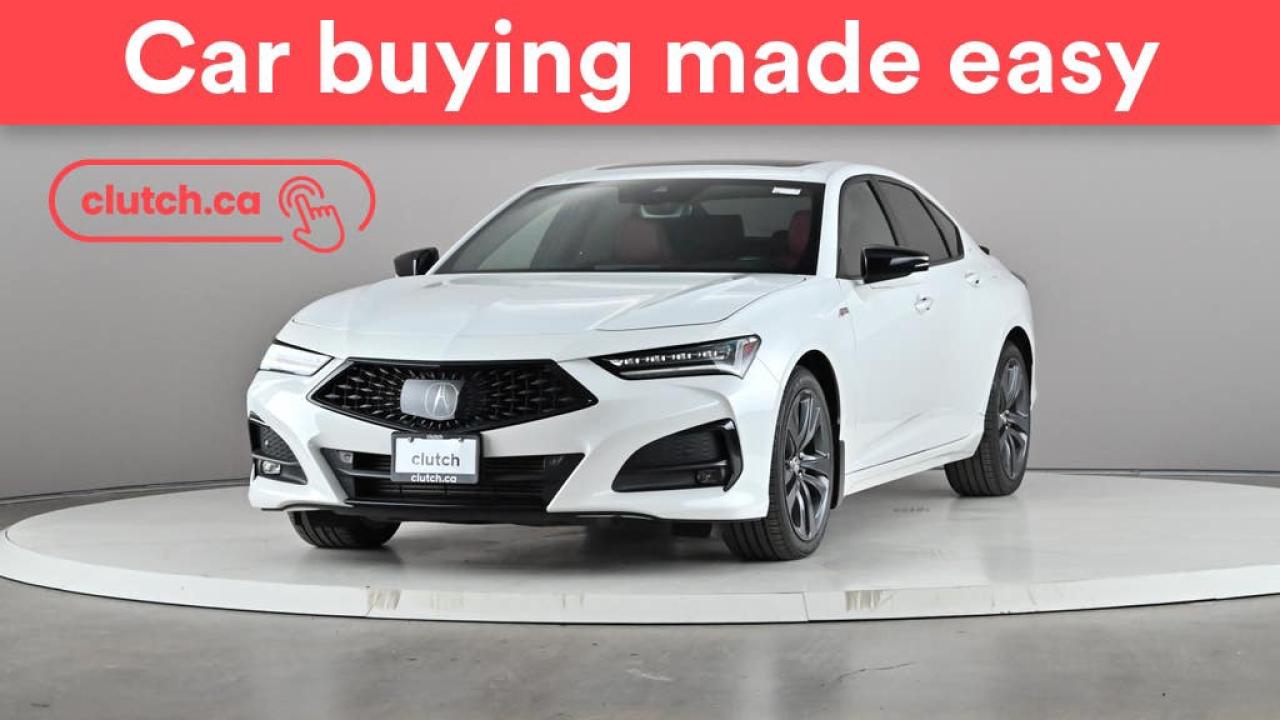 Used 2023 Acura TLX SH-AWD w/ A-Spec Pkg w/ Apple CarPlay, Heated Front Seats, Rearview Cam for sale in Toronto, ON