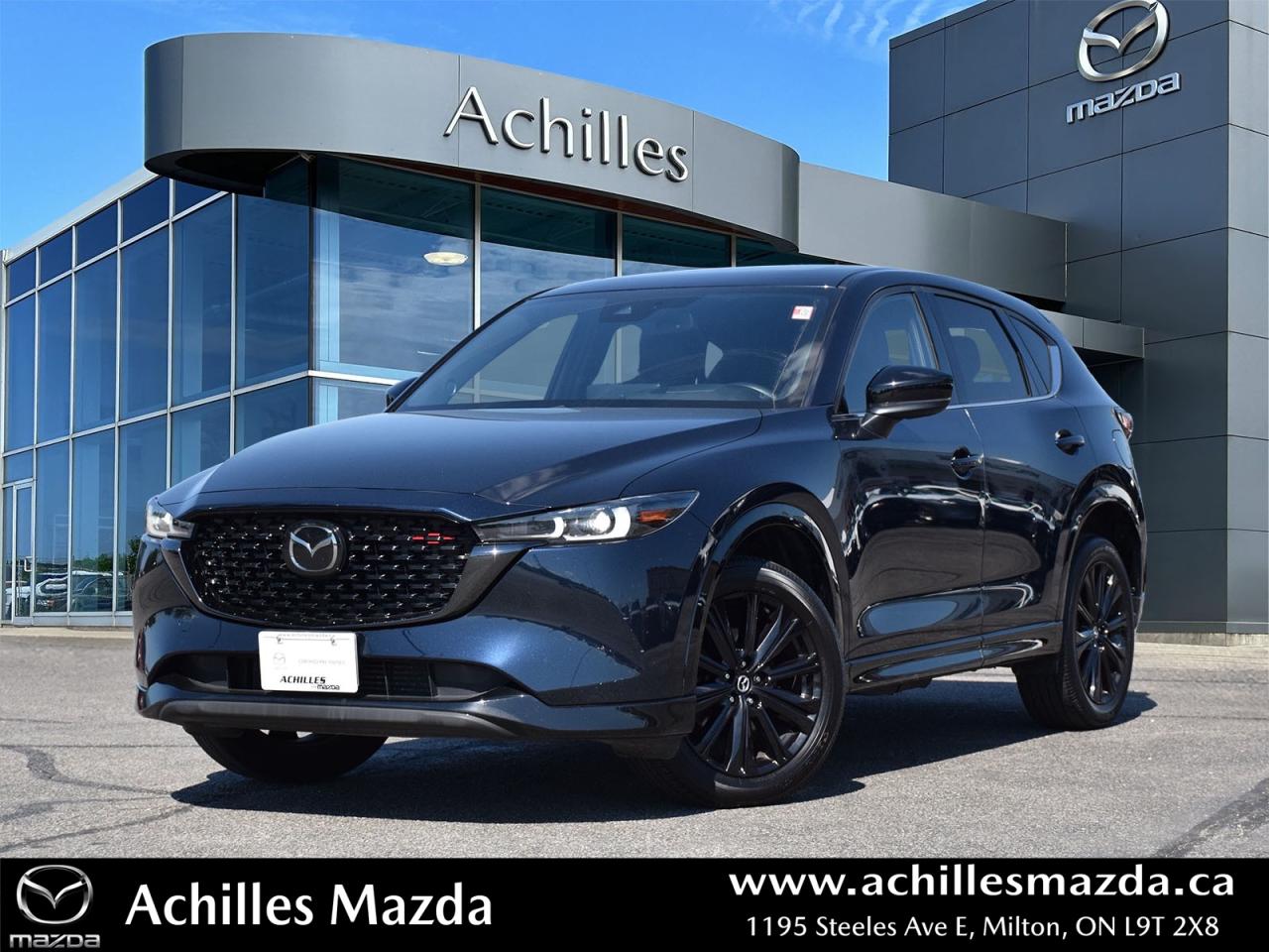 Used 2022 Mazda CX-5 Sport Design w/Turbo SPORT DESIGN, 2.5L TURBO, LEATHER, MOONROOF, BOSE for sale in Milton, ON