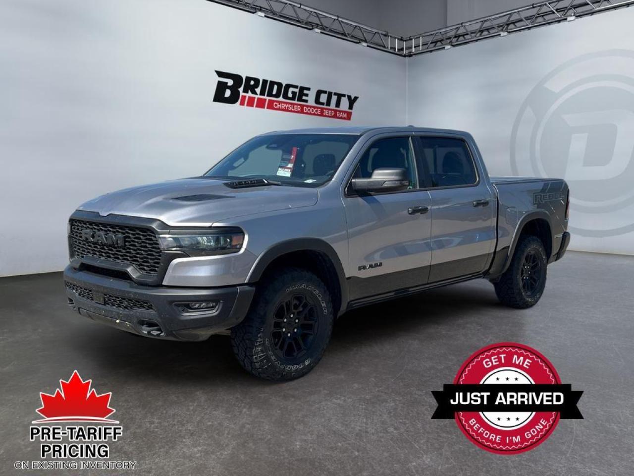 Used 2025 RAM 1500 3.0L Twin Turbo - Bucket Seats - Rebel Graphics Pkg - Trailer Brake Control - Two Tone Paint - Navigation - Low Km's! for sale in Lethbridge, AB