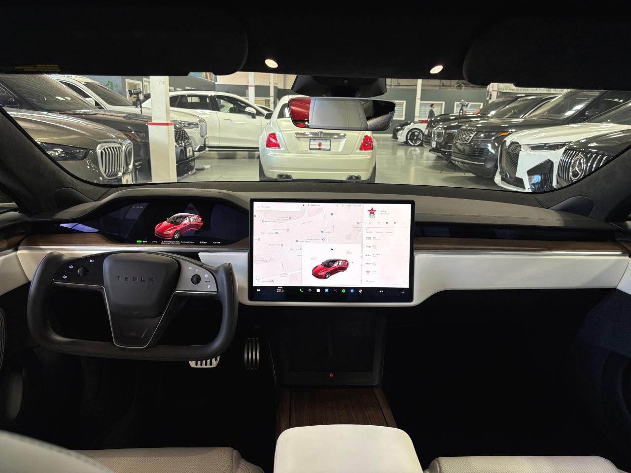 2022 Tesla Model S AWD|ENHANCEDAUTOPILOT|NAV|WHITELEATHER|INSANEMODE| - Photo #10
