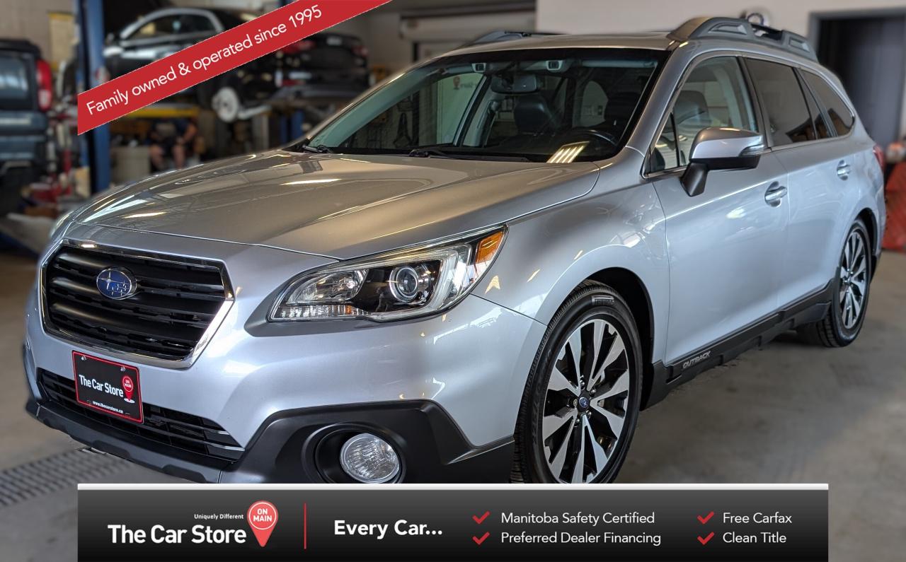 Used 2016 Subaru Outback Limited 2.5i,  NO ACCIDENTS! Leather, Sunroof, Nav for sale in Winnipeg, MB