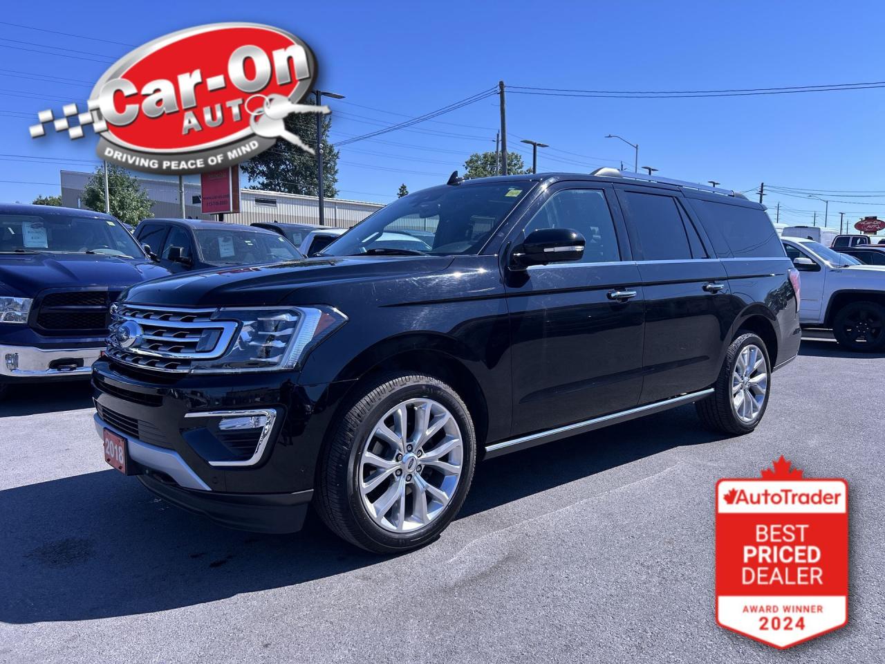 Used 2018 Ford Expedition Max LIMITED MAX 4X4 | 8-PASS |LEATHER | PANO ROOF |NAV for sale in Ottawa, ON