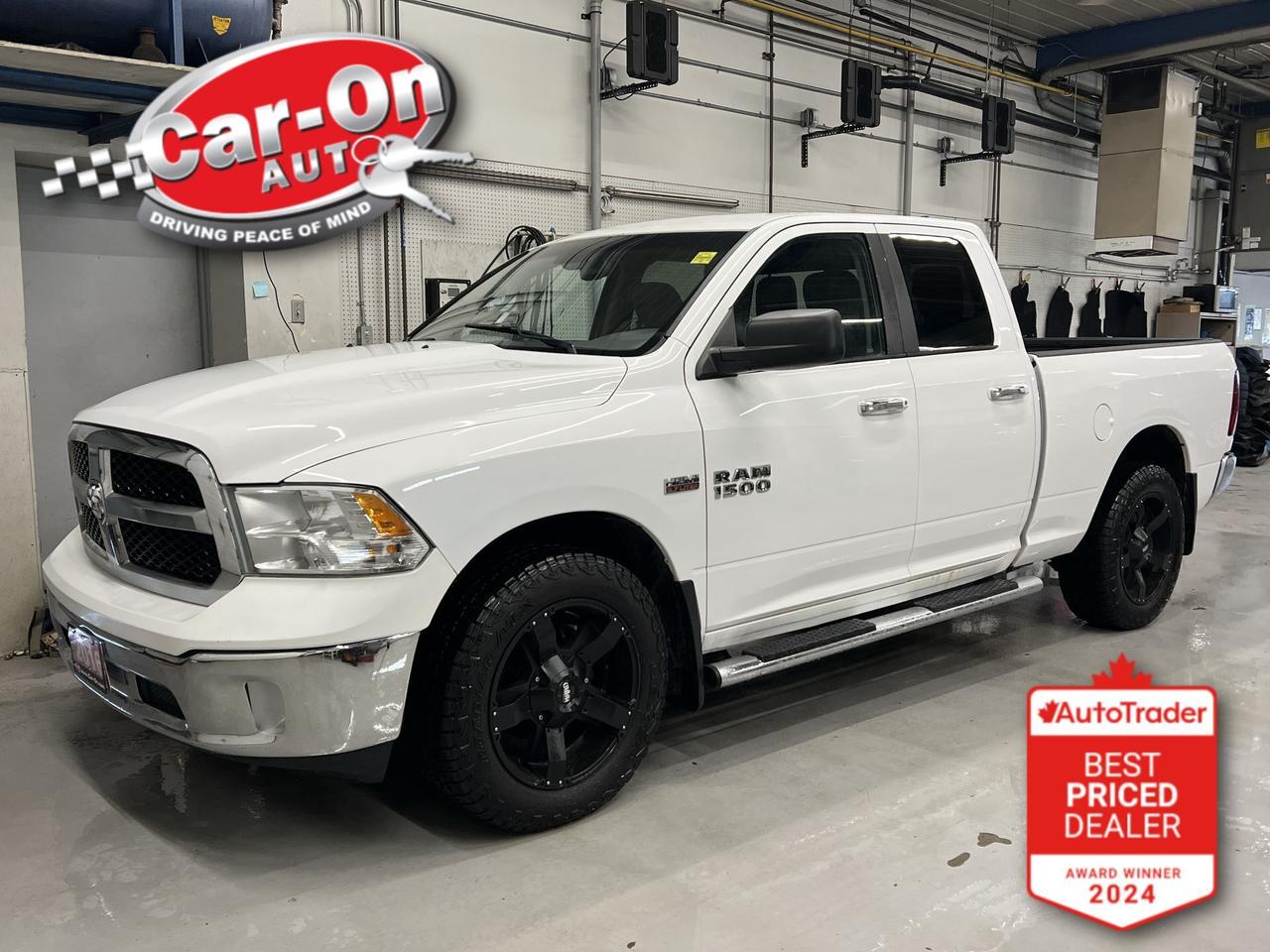 CERTIFIED!! SLT 4X4 W/ 5.7L HEMI V8!! Keyless entry, tow package, 6-foot 4-inch box w/ bedliner, air conditioning, running boards, automatic headlights, power locks, power mirrors, power windows, cruise control, Bluetooth and Sirius XM!!