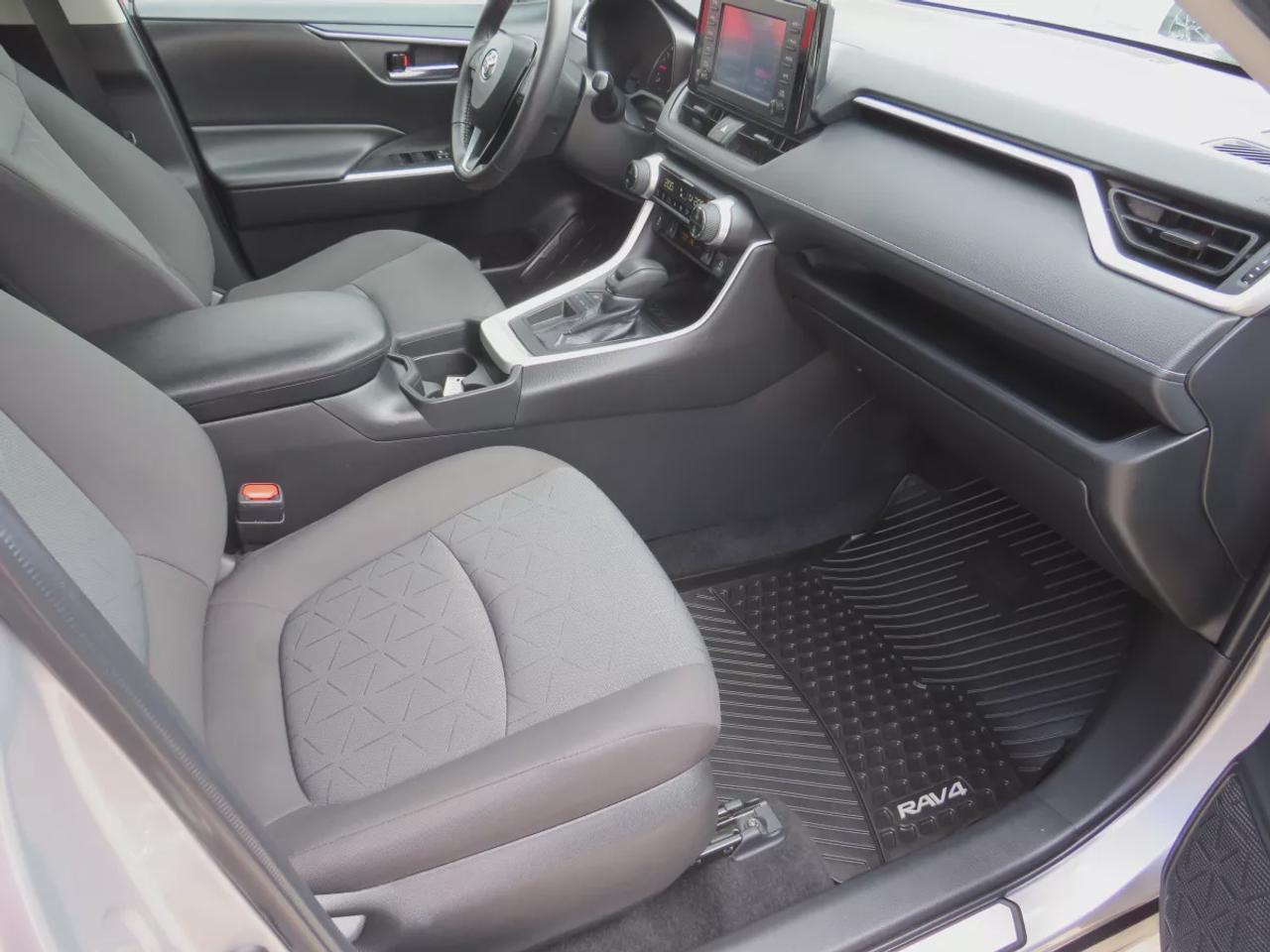 2021 Toyota RAV4 XLE  | Very Low Km | Clean Title | No Accidents | Safety Certified | Sunroof | Alloy Rims | Power Seats | Leather Wrapped Steering Wheel | Power Tailgate | Rear Cargo Mat | Rear Privacy Cover | Custom Toyota Floor Mats | Bluetooth | Cruise Control Photo
