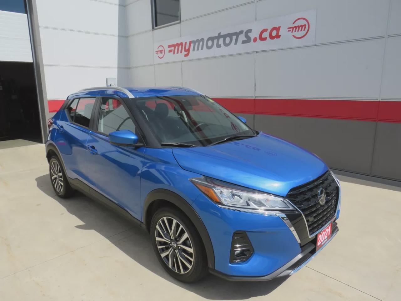 Used 2021 Nissan Kicks SV (**SAFETY/CERTIFIED!!**VERY LOW KM!!**REMOTE START**ALLOY RIMS**HEATED SEATS**PUSH BUTTON START**HEATED STEERING WHEEL**DIGITAL TOUCHSCREEN**REVERSE CAMERA**LEATHER WRAPPED STEERING WHEEL**DIGITAL CLIMATE CONTROL**CRUISE CONTROL**BLUETOOTH**USB**) for sale in Tillsonburg, ON