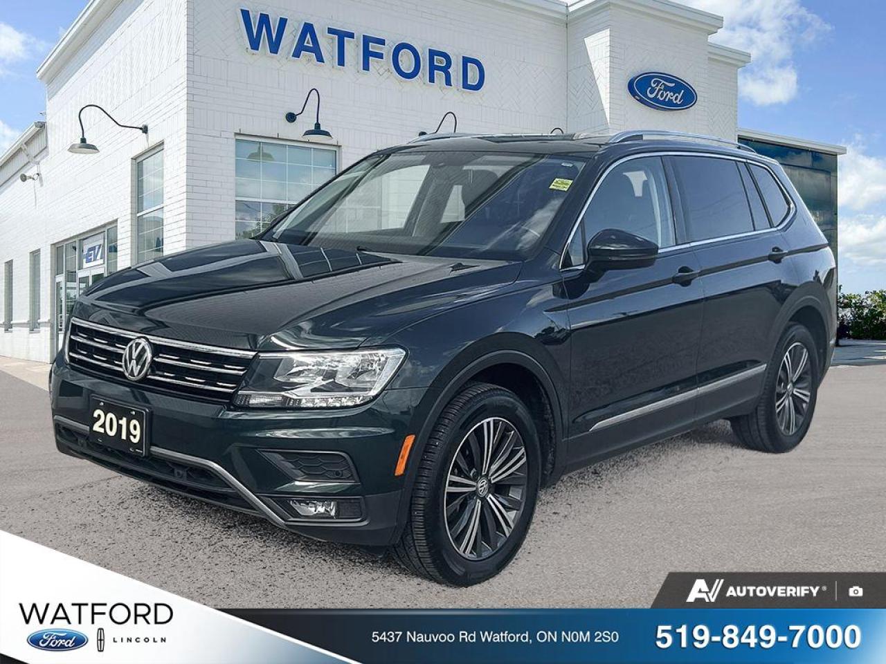 Used 2019 Volkswagen Tiguan COMFORTLI for sale in Watford, ON