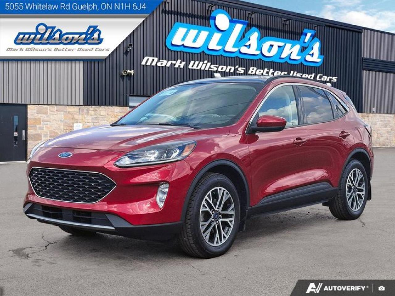 2020 Ford Escape SEL AWD | Pano Roof | Leather | Navi | Heated Seats + Steering | Remote Start | Reverse Cam & More ! Photo0