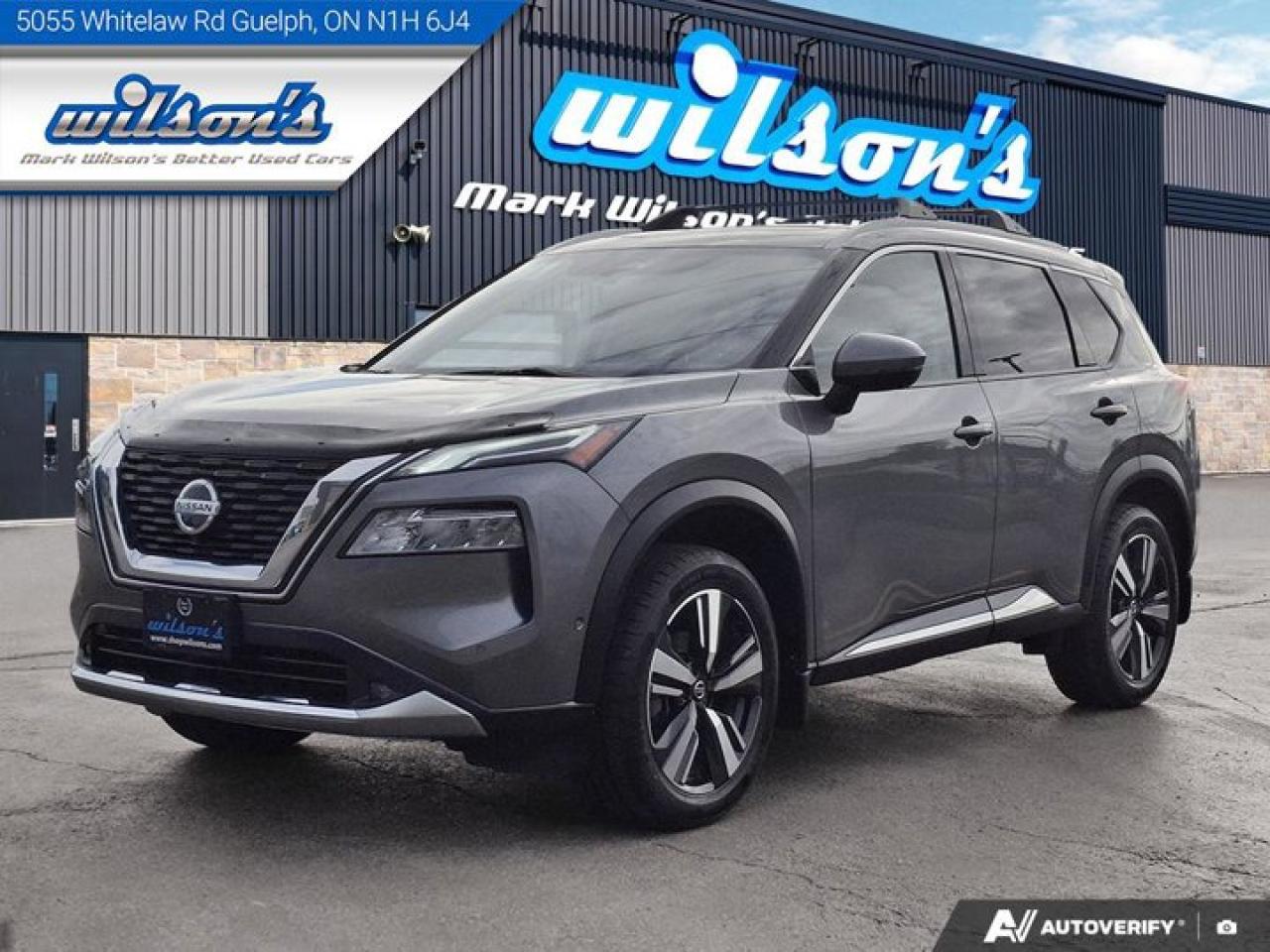 Used 2021 Nissan Rogue Platinum AWD | Leather | Pano Roof | Nav | Adaptive Cruise | 360 Camera | Heated Seats & More ! for sale in Guelph, ON