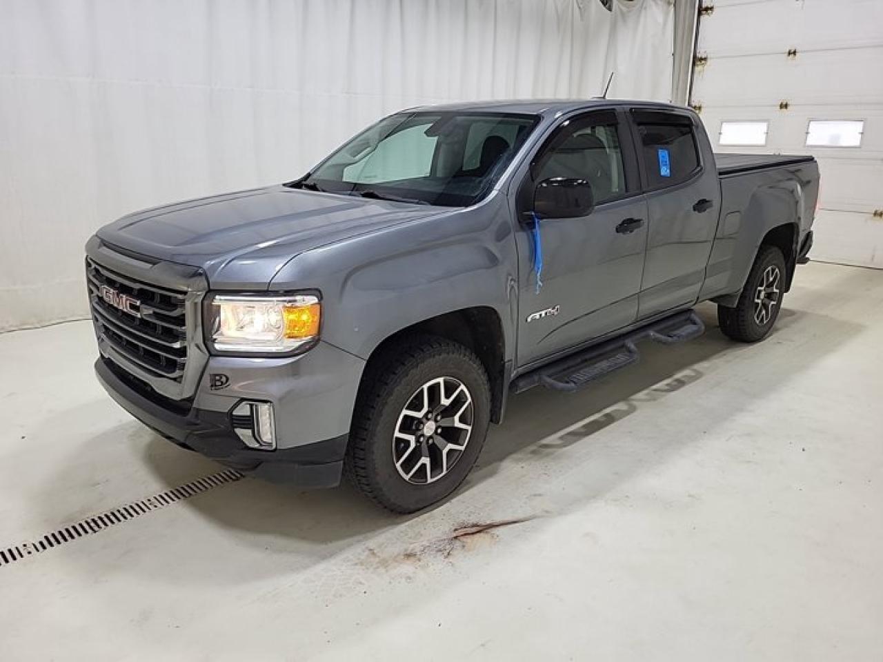 Used 2021 GMC Canyon 4WD AT4 V6 w/Leather | Heated Seats | Tonneau Cover | Side Steps | Carplay + Android Auto | for sale in Guelph, ON