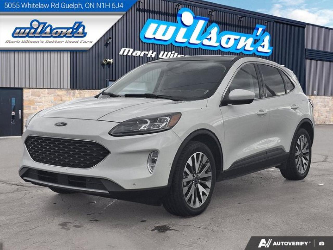 Used 2021 Ford Escape Titanium | Pano Sunroof | Leather | Nav | Adaptive Cruise | Heated Wheel + Seats | Remote Start | for sale in Guelph, ON