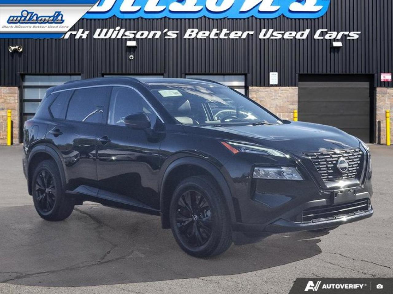 2023 Nissan Rogue SV Midnight Edition AWD | Pano Roof | Leatherette | Heated Seats + Steering | Keyless Entry & More ! Photo