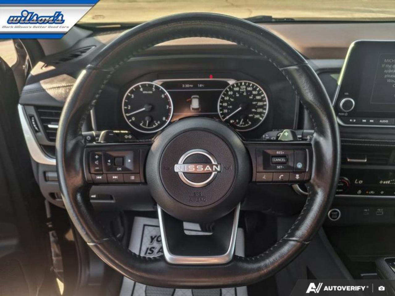 2023 Nissan Rogue SV Midnight Edition AWD | Pano Roof | Leatherette | Heated Seats + Steering | Keyless Entry & More ! Photo