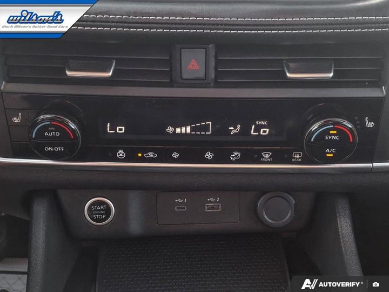 2023 Nissan Rogue SV Midnight Edition AWD | Pano Roof | Leatherette | Heated Seats + Steering | Keyless Entry & More ! Photo