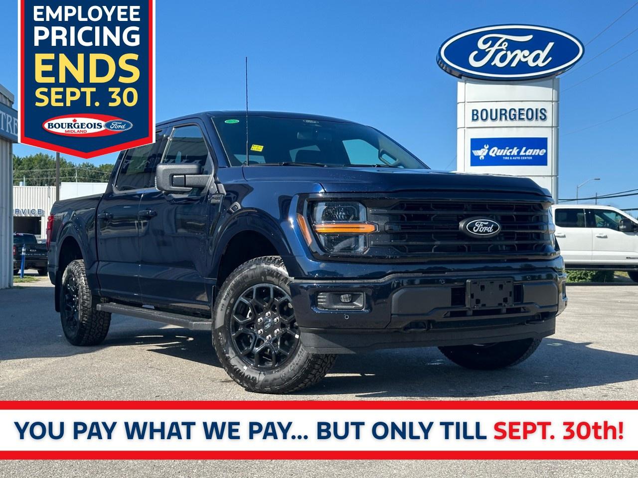 New 2025 Ford F-150 XLT 4WD SuperCrew 5.5' Box for sale in Midland, ON